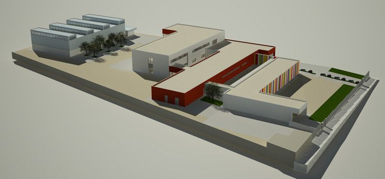 CEIP URB. SEÑORIO DE MURIEL
Localidad: Torrejón del Rey - Guadalajara 
Superficie: 3.200 m2 
Descripción: Proyecto integral de instalaciones  (Fase I y II)